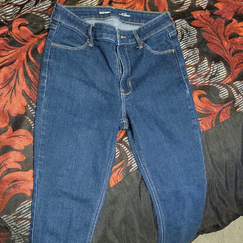 Old Navy Blue Jeggings Comfortable Stretch Denim